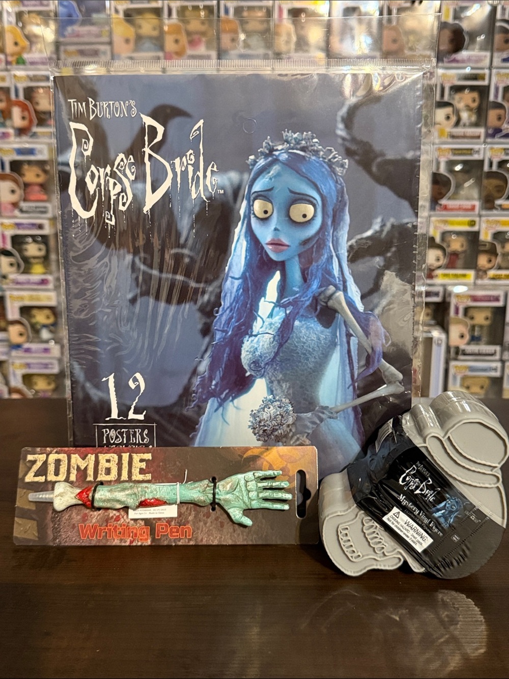 Corpse Bride Posters, Mystery Figure & Pen